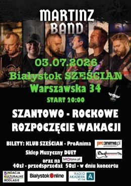 Białystok Wydarzenie Koncert Szantowo-rockowe rozpoczęcie wakacji z zespołem Martinz Band