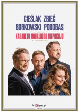 Białystok Wydarzenie Kabaret Kabaret Moralnego Niepokoju - 100 procent (Cieślak, Zbieć, Borkowski, Podobas)